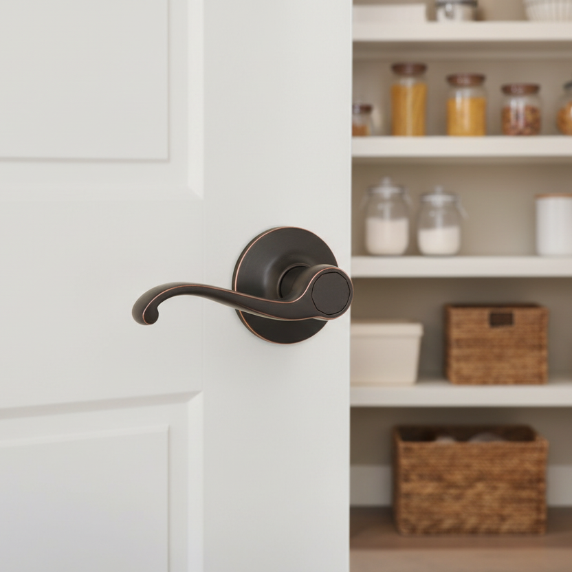 Richmond Passage Door Lever, Oil Rubbed Bronze