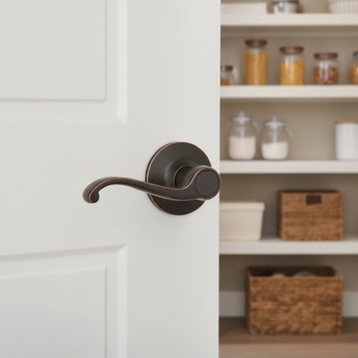 Richmond Passage Door Lever, Oil Rubbed Bronze