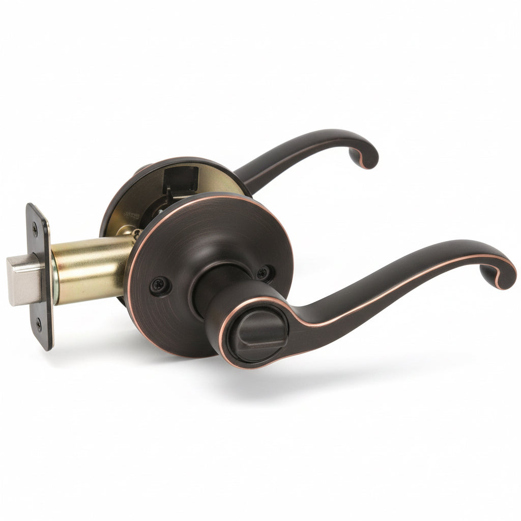 Richmond Privacy Door Lever, Oil Rubbed Bronze