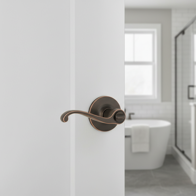 Richmond Privacy Door Lever, Oil Rubbed Bronze