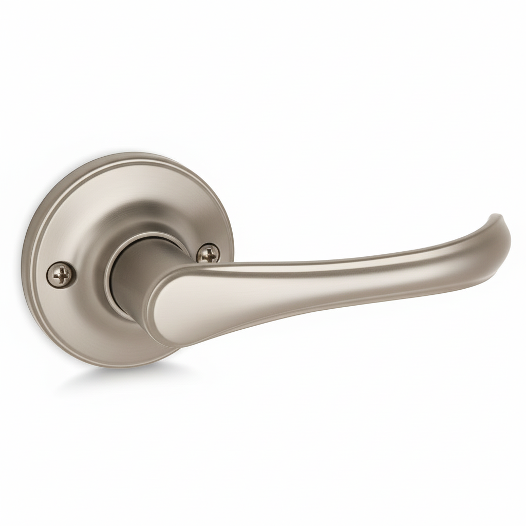 Rochester Dummy Door Lever, Satin Nickel
