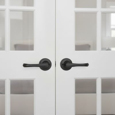 Rochester Dummy Door Lever, Matte Black