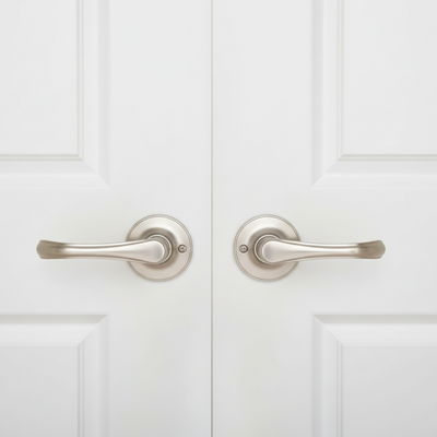 Rochester Dummy Door Lever, Satin Nickel