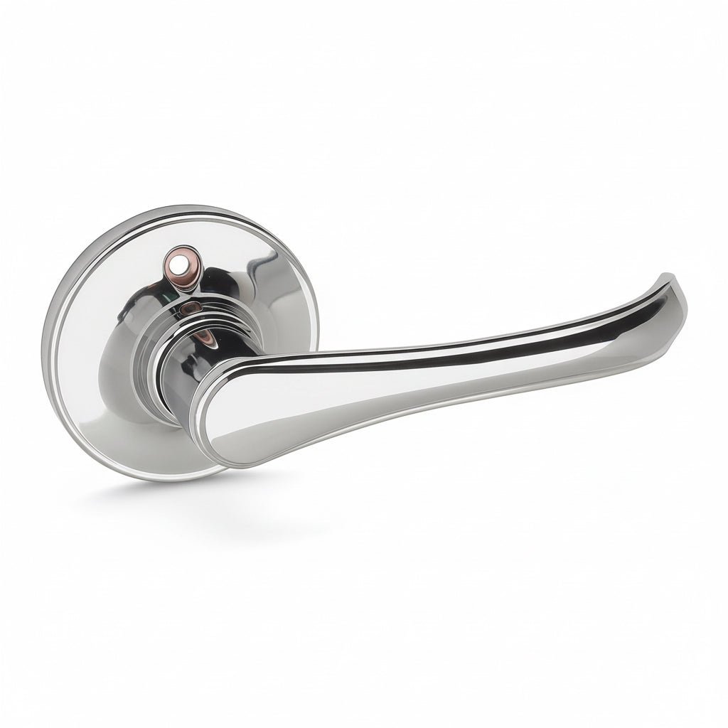 Rochester Dummy Door Lever, Polished Chrome