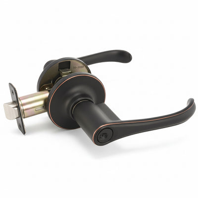 Rochester Entry Door Lever, Oil Rubbed Bronze
