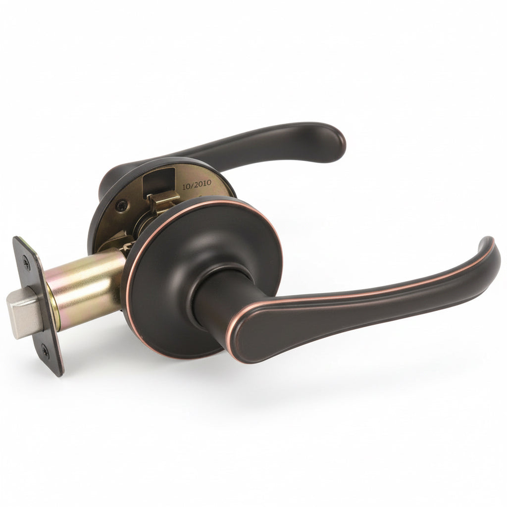 Rochester Passage Door Lever, Oil Rubbed Bronze