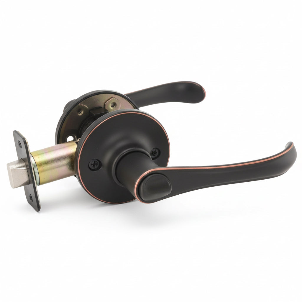 Rochester Privacy Door Lever, Oil Rubbed Bronze