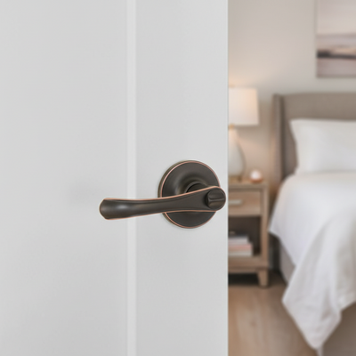 Rochester Privacy Door Lever, Oil Rubbed Bronze