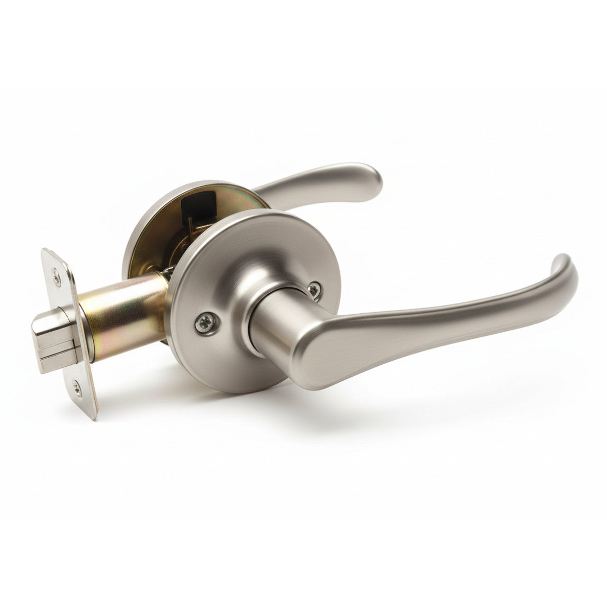 Rochester Passage Door Lever, Satin Nickel