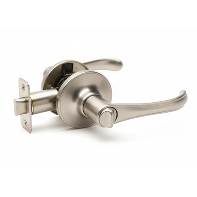 Rochester Privacy Door Lever, Satin Nickel