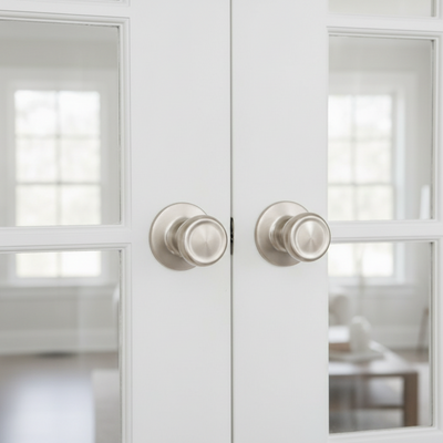 Salem Dummy Door Knob, Satin Nickel