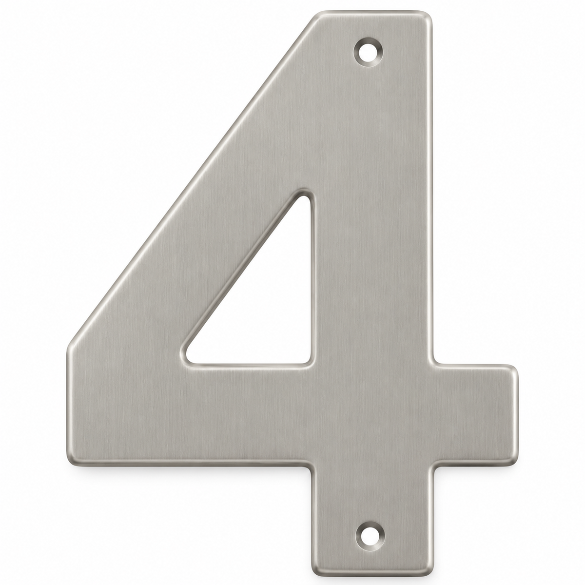 Modern 5" Satin Nickel House Numbers