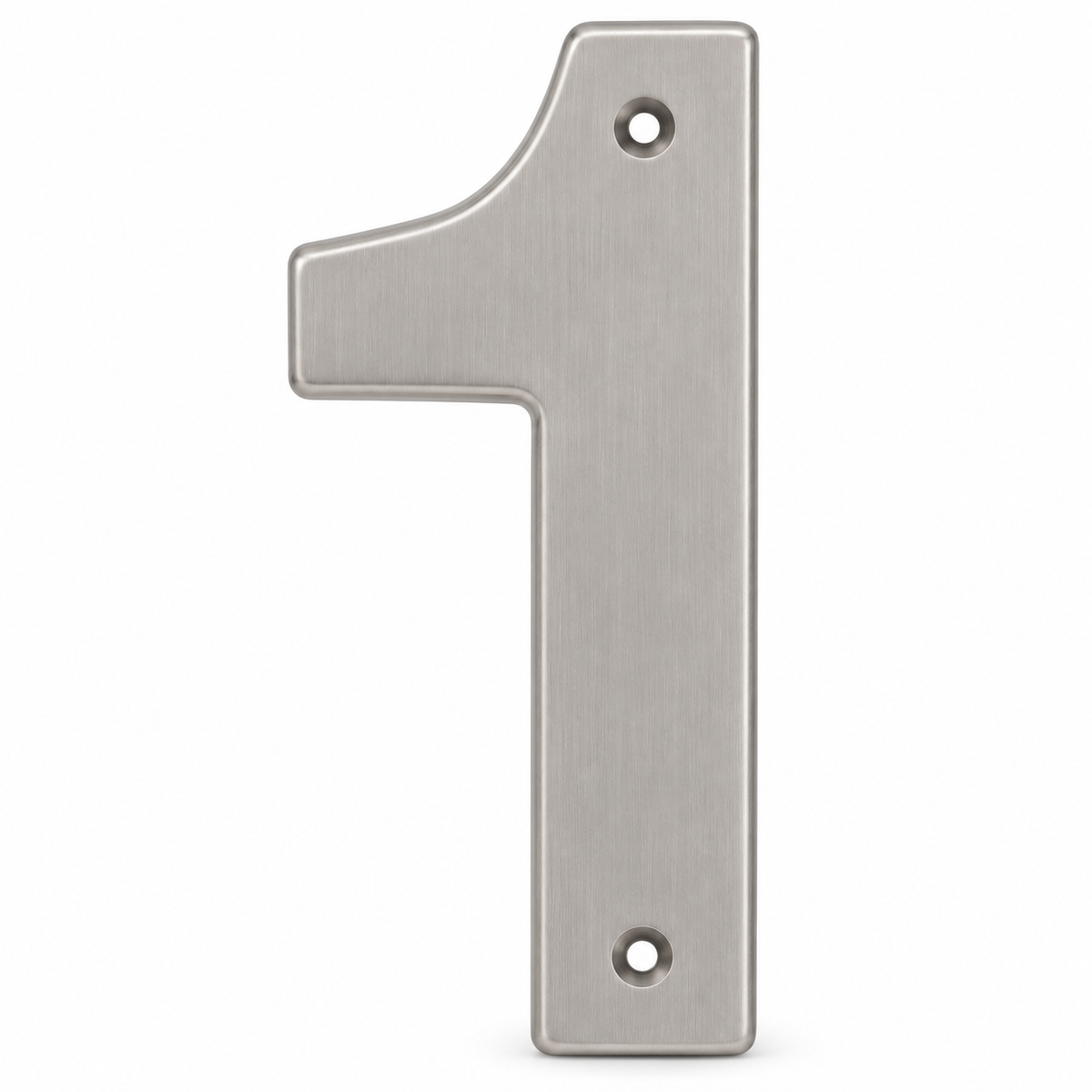 Modern 5" Satin Nickel House Numbers