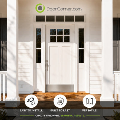 Satin Nickel Door Kick Plate
