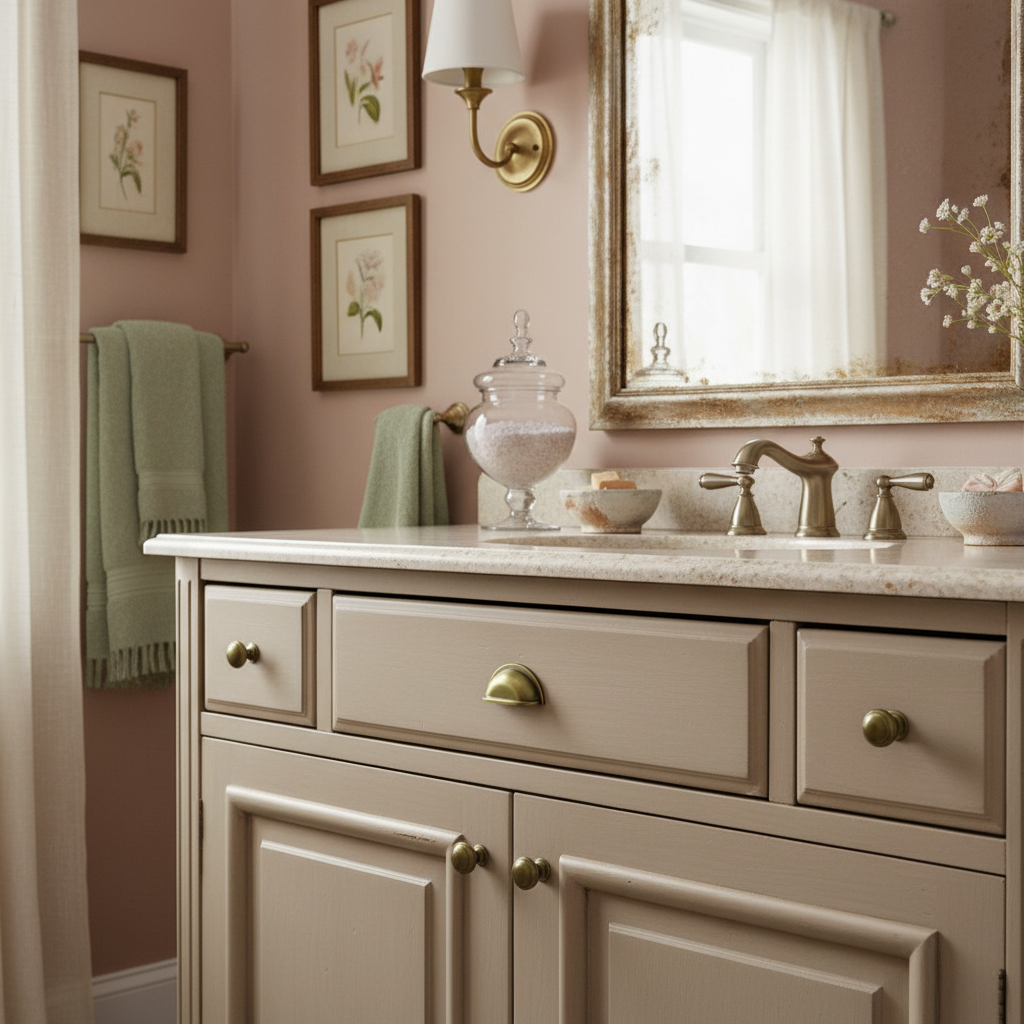 Cosmas 4310BAB Brushed Antique Brass Cabinet Cup Pull