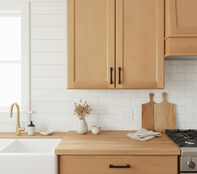 Cosmas 702-4FB Flat Black Contemporary Cabinet Pull