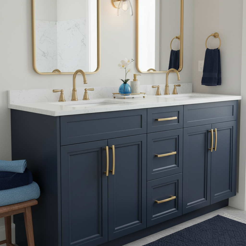 Cosmas 5239BG Brushed Gold Contemporary Arch Cabinet Pull