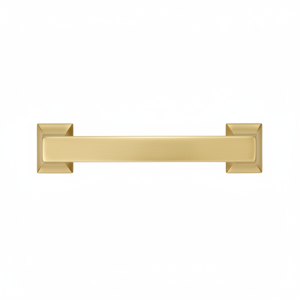 Cosmas 755-3BG Brushed Gold Cabinet Pull  Brushed Gold Cabinet Pull -  DoorCorner.com