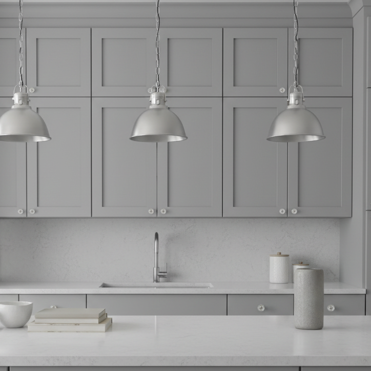 Cosmas 6355SN-C Satin Nickel &amp; Clear Glass Round Cabinet Knob