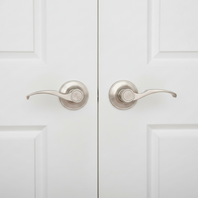 Sedona Dummy Door Lever, Satin Nickel