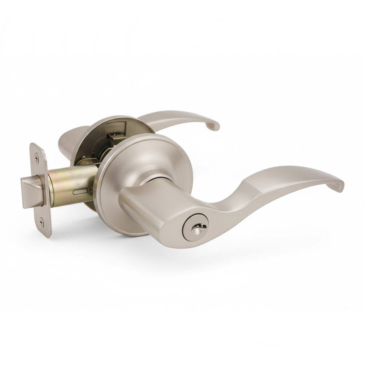 Sedona Entry Door Lever, Satin Nickel