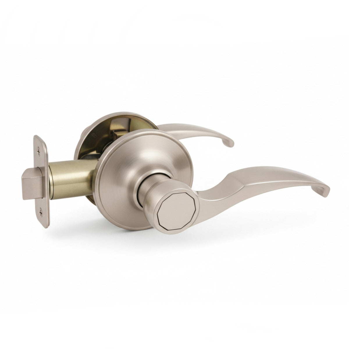 Sedona Passage Door Lever, Satin Nickel