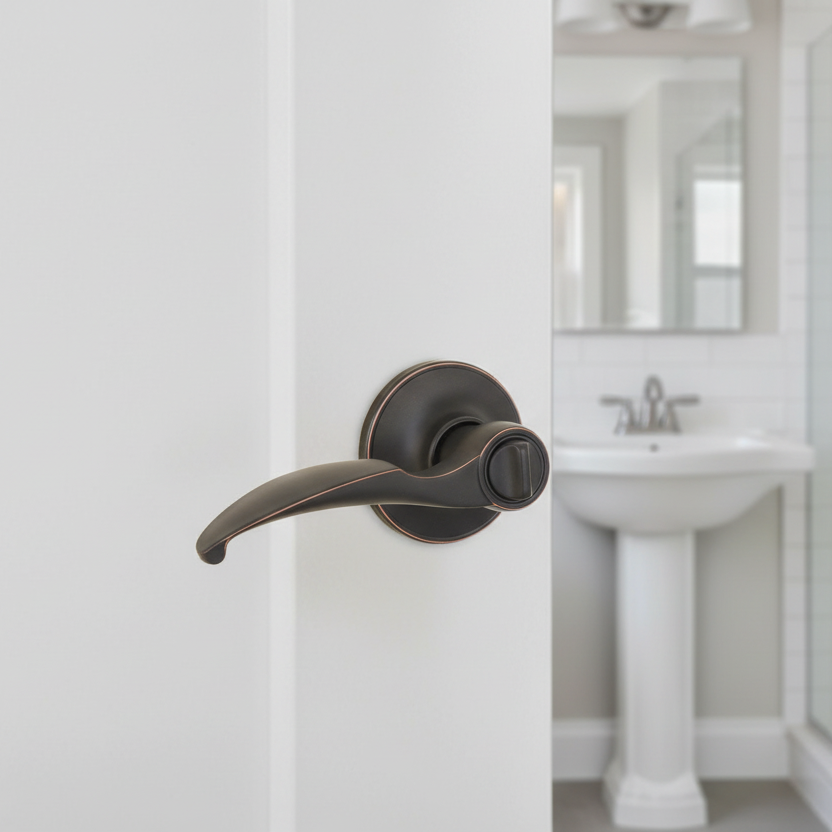 Sedona Privacy Door Lever, Oil Rubbed Bronze