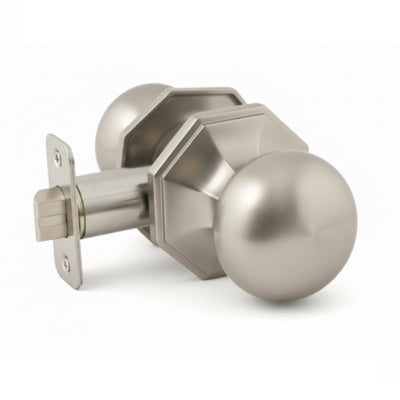Stanton Passage Door Knob, Satin Nickel