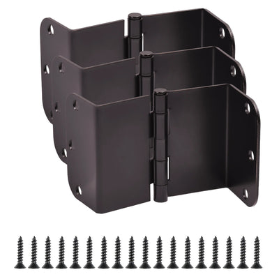 Offset Swing Clear Door Hinge, Oil Rubbed Bronze 3-1/2" with 5/8" Radius Corners