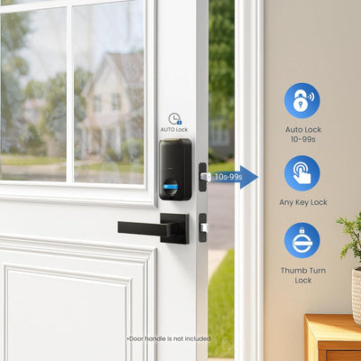 Keyless Entry KS02A Oil Rubbed Bronze Fingerprint and Keypad Deadbolt