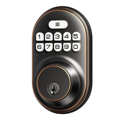 Keyless Entry RZ-A Oil Rubbed Bronze Keypad Deadbolt