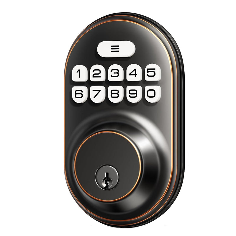 Keyless Entry RZ-A Oil Rubbed Bronze Keypad Deadbolt