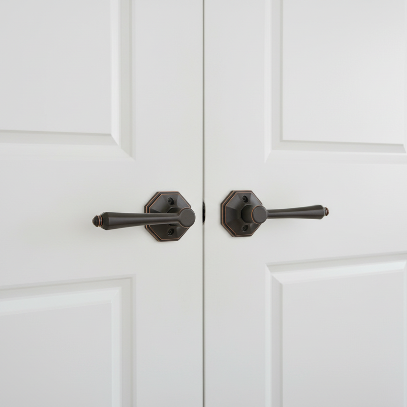 Windsor Dummy Door Lever, Oil Rubbed Bronze