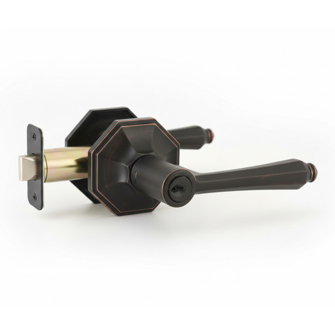 Windsor Entry Door Lever, Oil Rubbed Bronze
