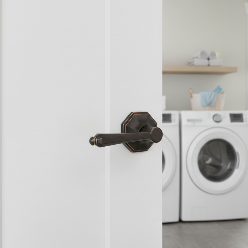 Windsor Passage Door Lever, Oil Rubbed Bronze