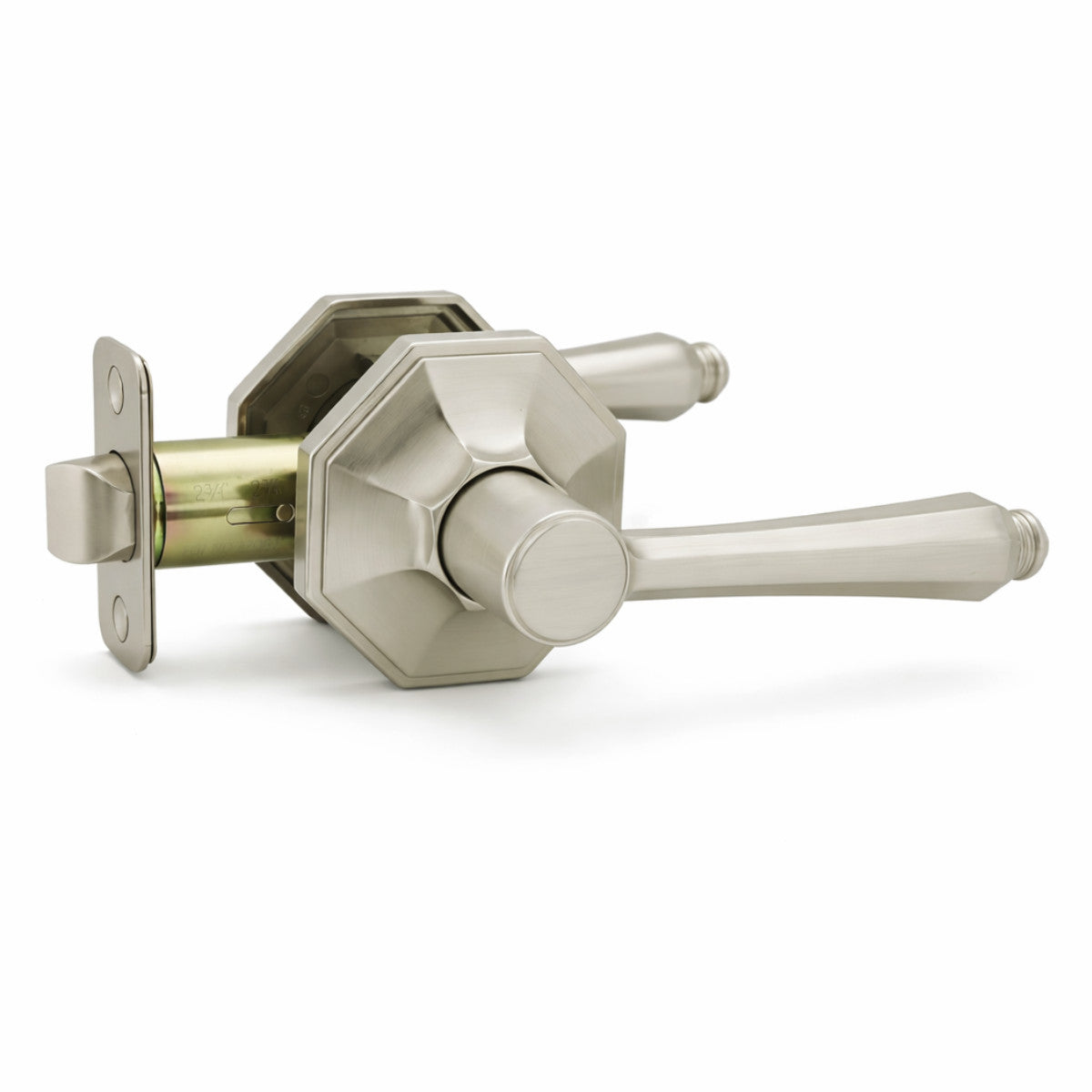 Windsor Passage Door Lever, Satin Nickel