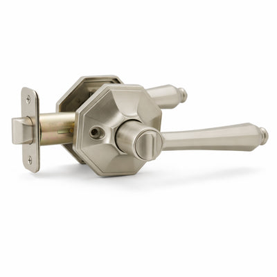 Windsor Privacy Lever, Satin Nickel