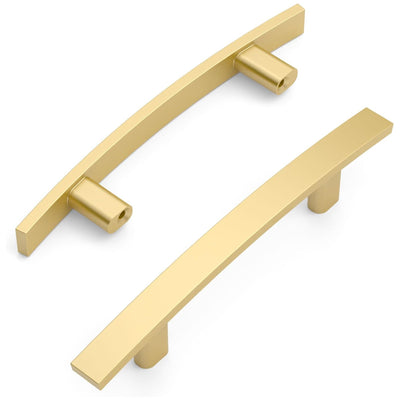 Amerdeco ZH0003 Brushed Gold 3" (76mm) Kitchen Cabinet Pull