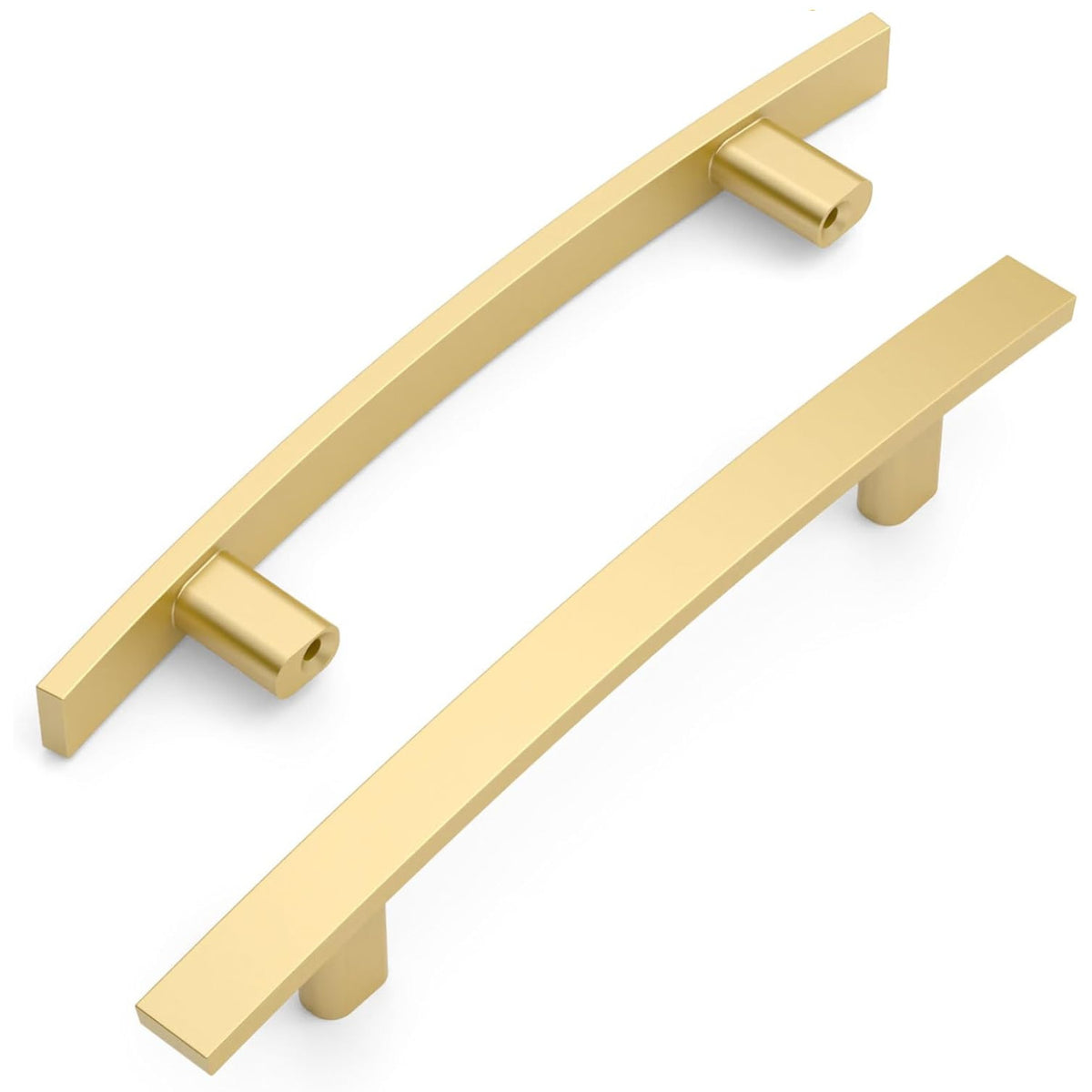 Amerdeco ZH0003 Brushed Gold 3-3/4" (96mm) Kitchen Cabinet Pull