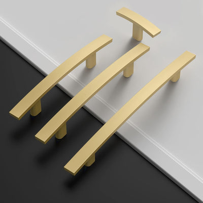 Amerdeco ZH0003 Brushed Gold 3" (76mm) Kitchen Cabinet Pull