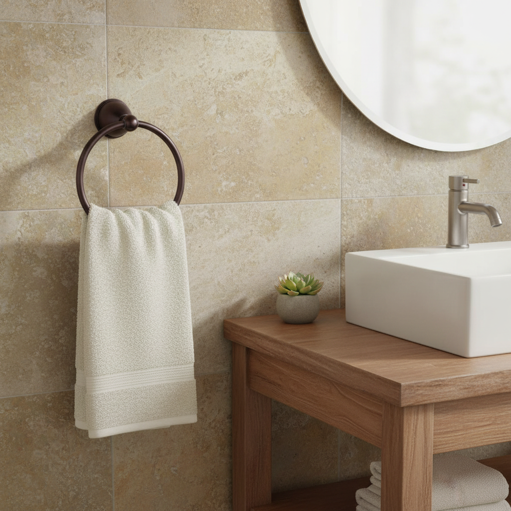 Astor Series Oil Rubbed Bronze Towel Ring