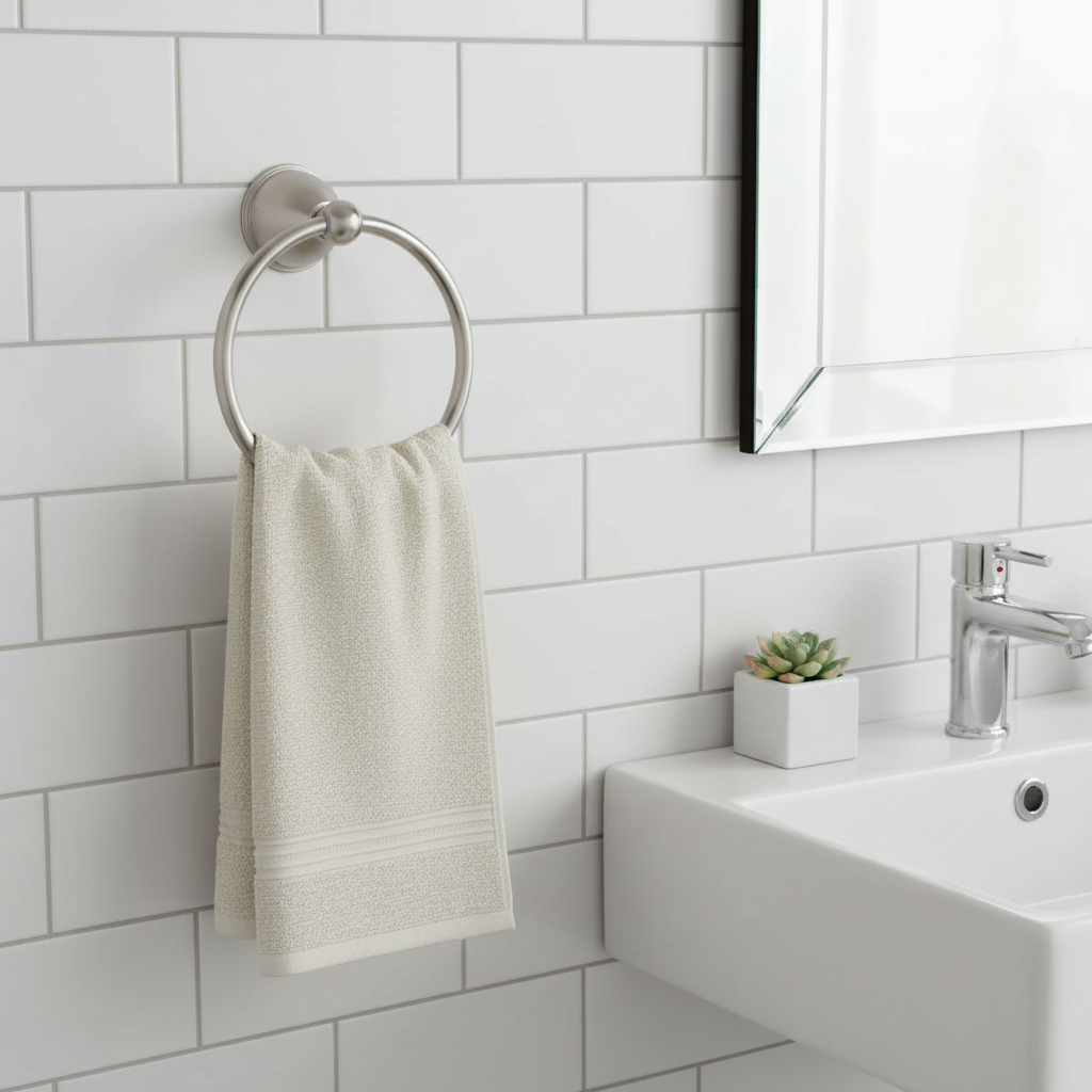 Astor Series Satin Nickel Towel Ring