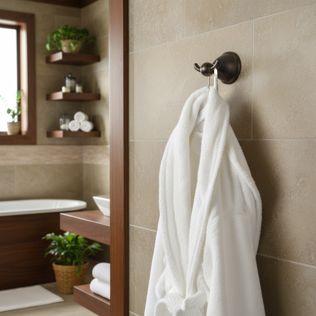 Astor Series Oil Rubbed Bronze Double Robe Hook