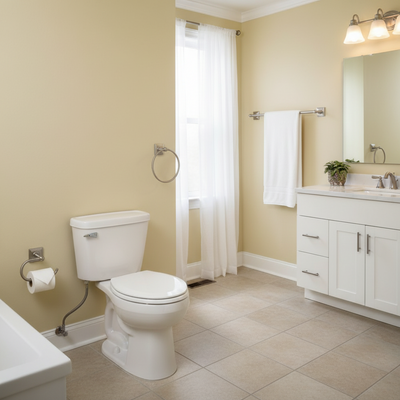 Aurora Series 3 Piece Satin Nickel Bathroom Hardware Set