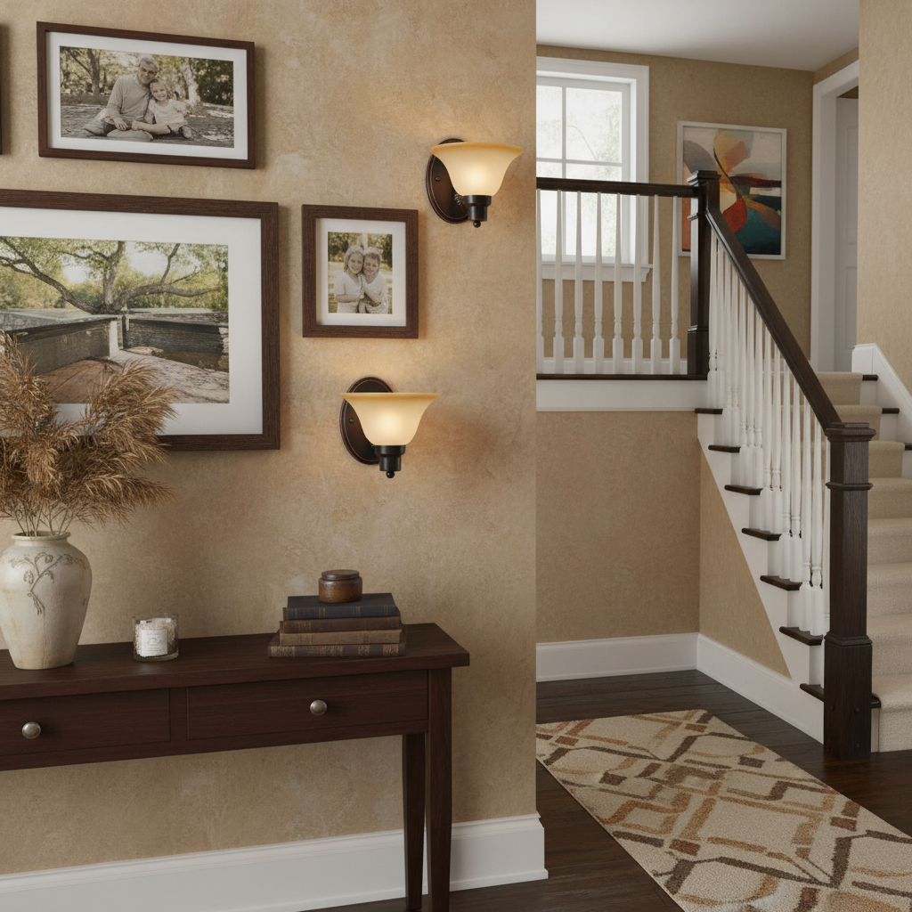 Bristol Series Oil Rubbed Bronze 1-Light Wall Sconce