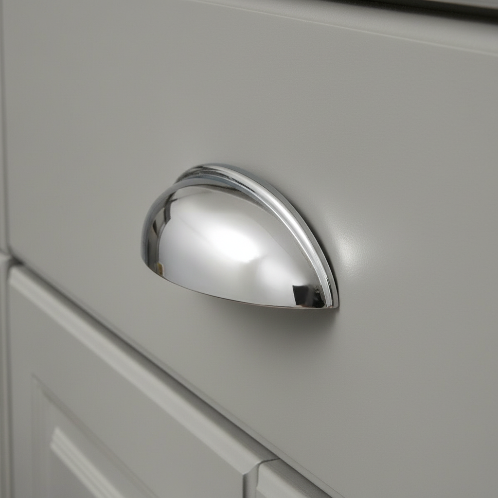 Cosmas 1399CH Polished Chrome Cabinet Cup Pull