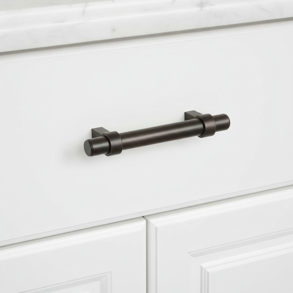 Cosmas 161-3.5ORB Oil Rubbed Bronze Euro Style Bar Pull