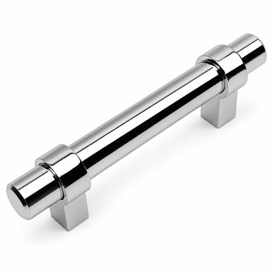 Cosmas 161-3CH Polished Chrome Euro Style Bar Pull