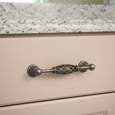 Cosmas 1749-5WN Weathered Nickel Birdcage Cabinet Pull