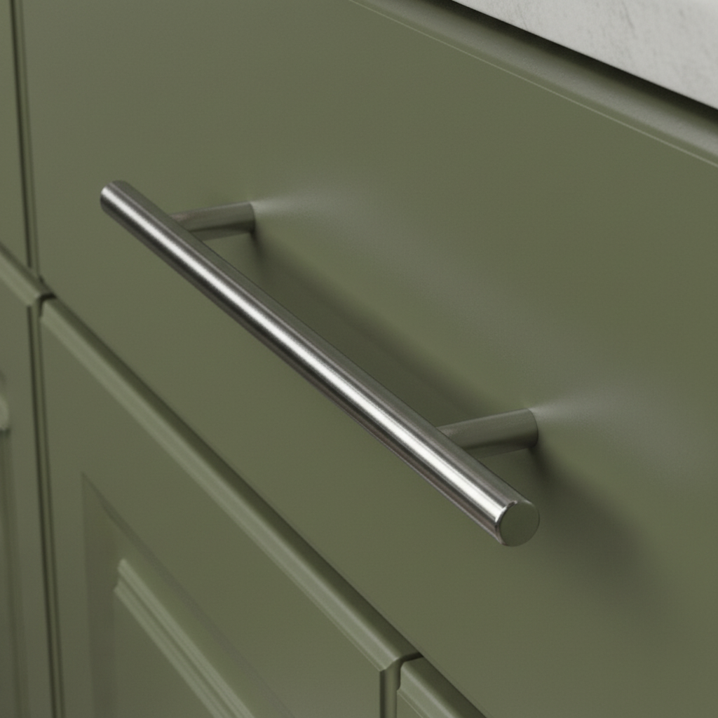 Cosmas 404-2.5CH Polished Chrome Slim Line Euro Style Bar Pull